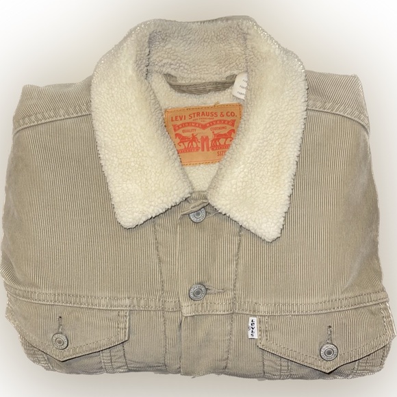 Vintage Levi’s Men’s Sherpa trucker jacket - Picture 7 of 13